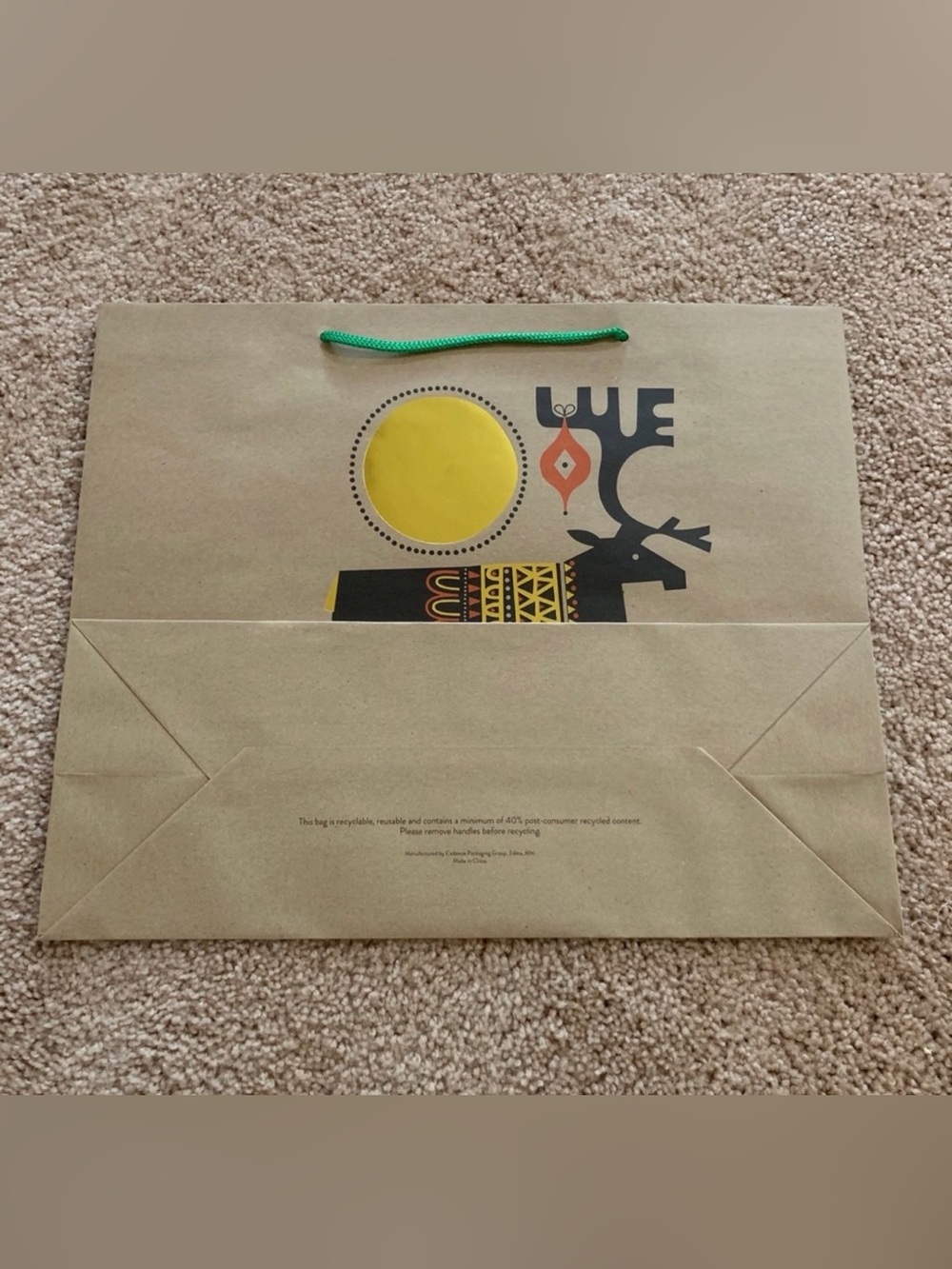 Nordstrom Medium Holiday Shopping Bag